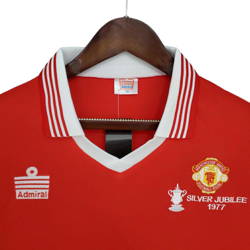 Camisola Principal Manchester United 1977