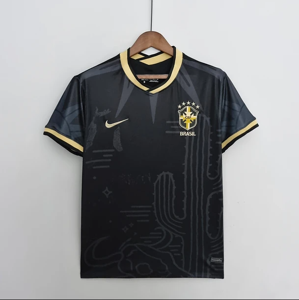 Camisola Black Gold Brasil 2022