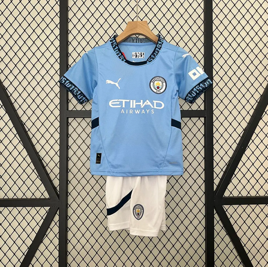 Kit Criança Principal Manchester City 2024/25