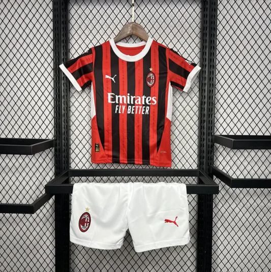 Kit Criança Principal A.C. Milan 2024/25