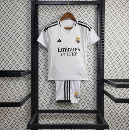 Kit Criança Principal Real Madrid 2024/25