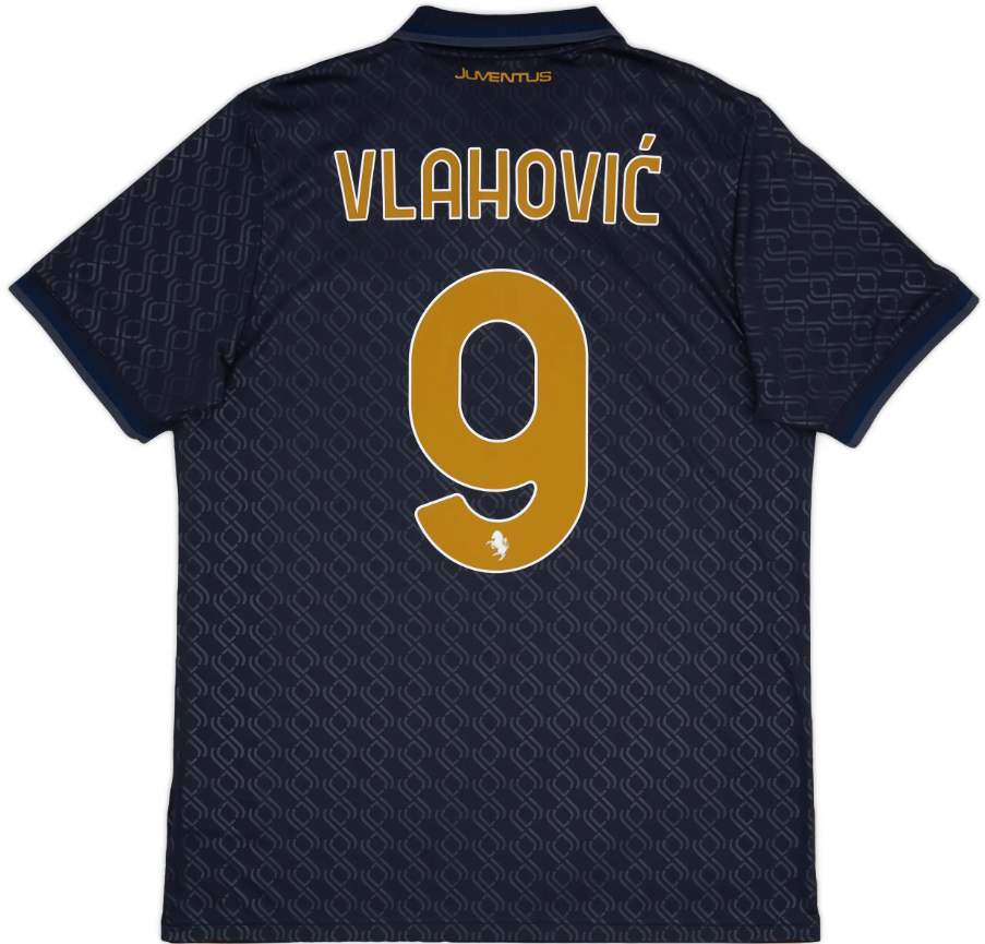 Camisola Terciária Juventus "Vlahovic 9" 2024/25 c/ patch da Serie A