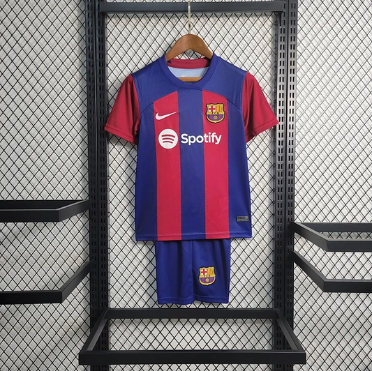 Kit Criança Principal Barcelona 2023/24