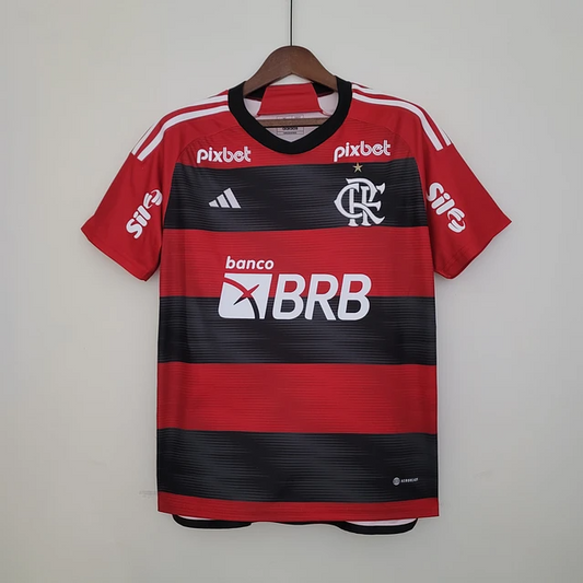 Camisola Flamengo Principal 2023/24 Todos os Patrocínio